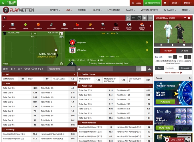 PLAYWETTEN Screenshot